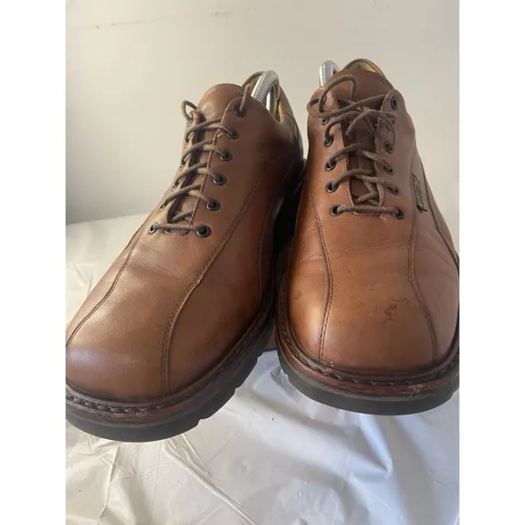 Mephisto Able Air Relax Goodyear Brown Welt Derby Lace-Up Leather Shoe- Size 10