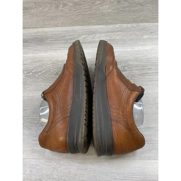 Mephisto Match Men's 12 Brown Grain Leather Lace Up Casual Oxford Dress Shoes