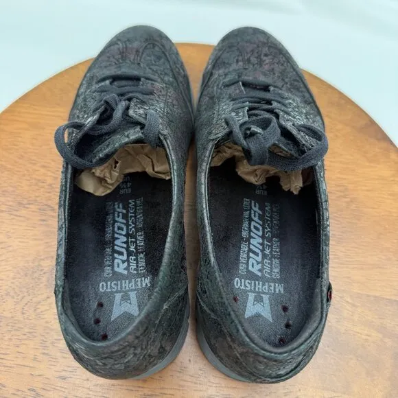 Mephisto Runoff Air Jet Women’s Yael Leather Sneakers Comfortable Shoes Size 7