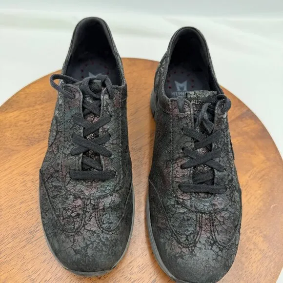 Mephisto Runoff Air Jet Women’s Yael Leather Sneakers Comfortable Shoes Size 7