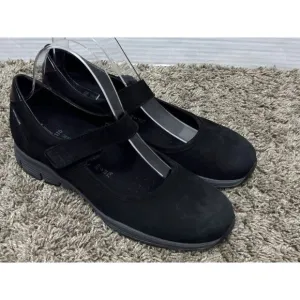 Mephisto Yelina Mary Jane Runoff Air Jet System Womens 7.5 Black Leather Shoes