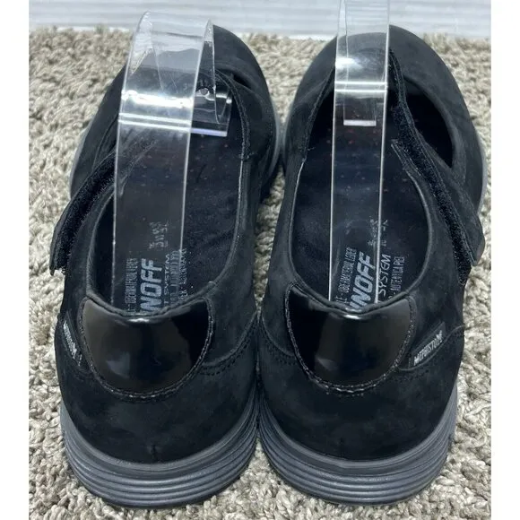 Mephisto Yelina Mary Jane Runoff Air Jet System Womens 7.5 Black Leather Shoes