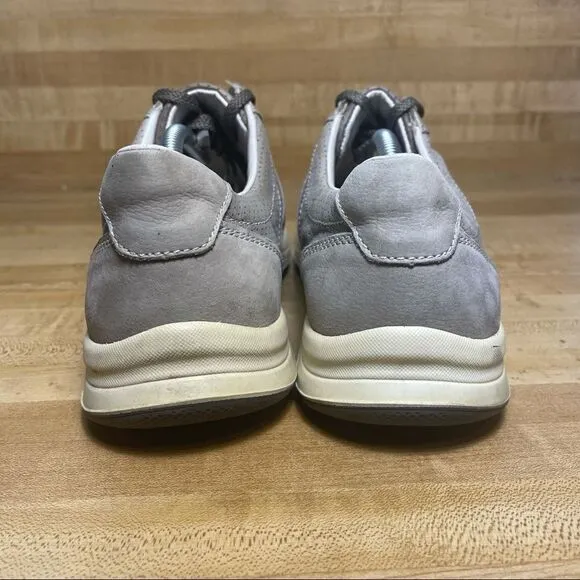 MEPHISTO Men Hero Perf Sneaker Shoes, US 11 EUR 10 1/4 Grey Leather