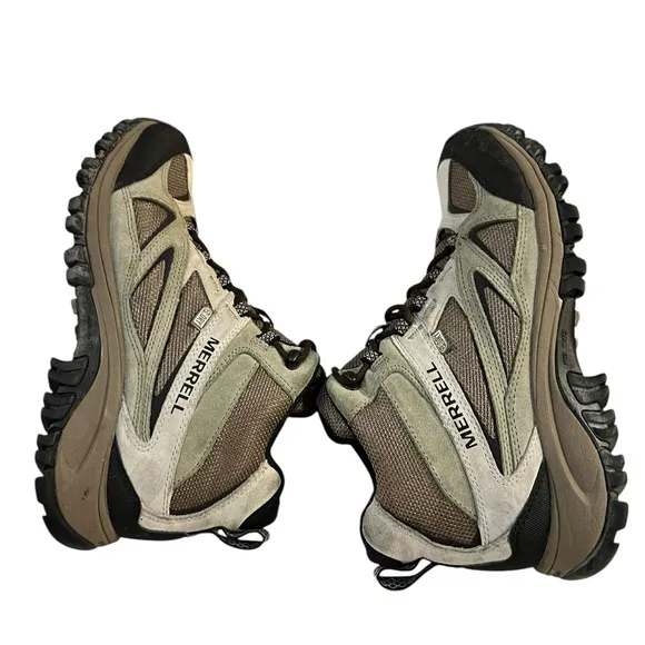 Merrell Athletic Shoes Brown and Black with High-Top Design