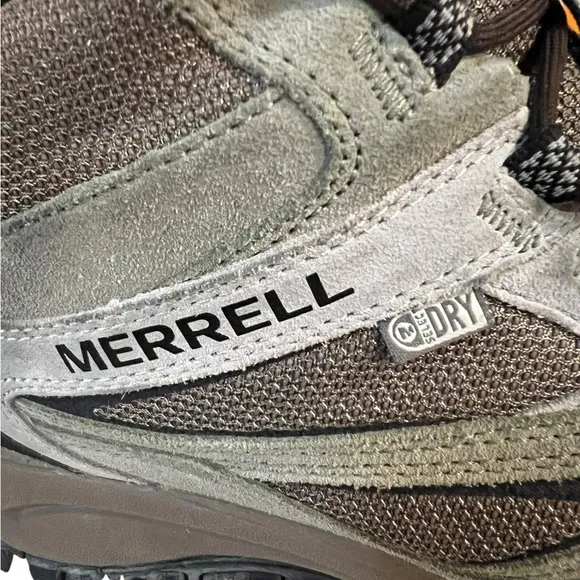 Merrell Athletic Shoes Brown and Black with High-Top Design