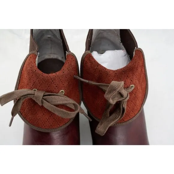 Merrell Cinnamon Smooth Leather Wedge Ankle Booties Women's Sz 7 Shoes