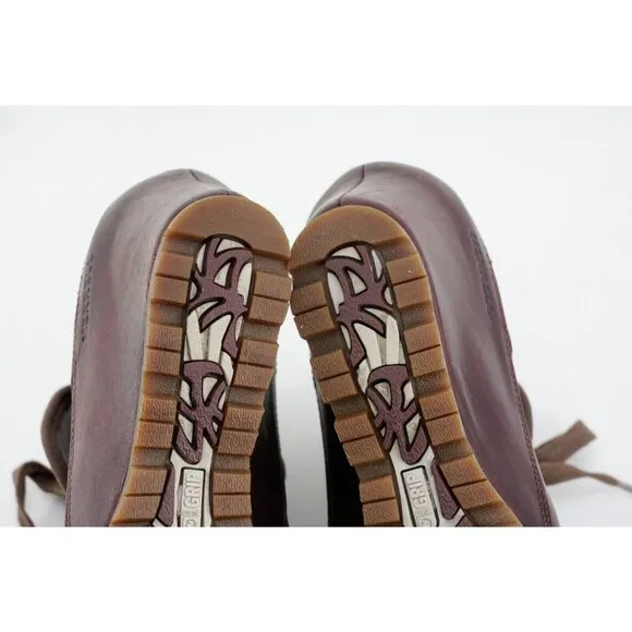 Merrell Cinnamon Smooth Leather Wedge Ankle Booties Women's Sz 7 Shoes