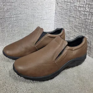 Merrell Jungle Moc Men’s Size 12 US Brown Leather Slip On Loafer Shoes J63883