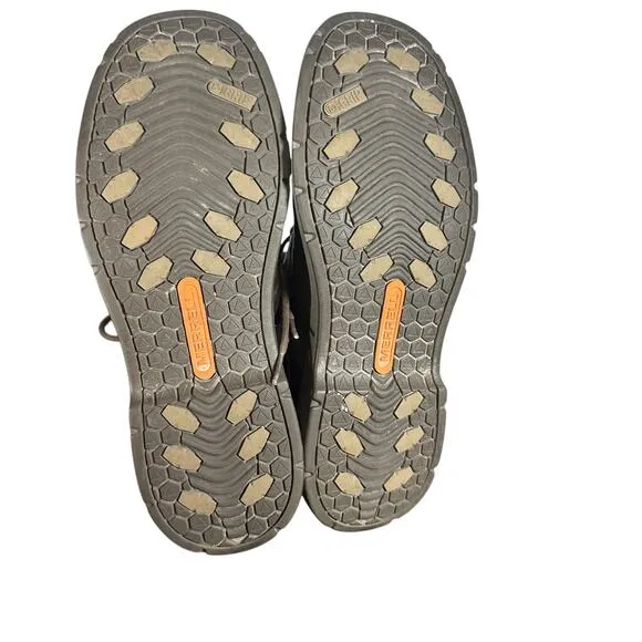 MERRELL REALM MEN’S EXPRESSO LEATHER LACE UP OXFORD DRESS SHOES SIZE 10