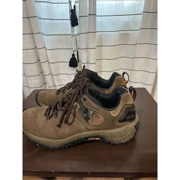 Merrell Shoes Mens  9.5 Chameleon Velocity Chocolate 50630 Brown Leather LaceUp