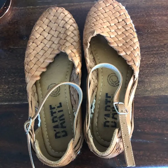 Mexican Woven Leather Huaraches NWOB!