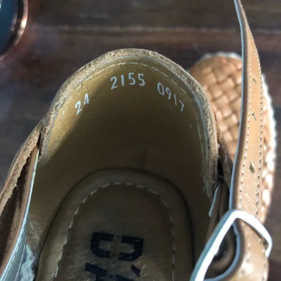 Mexican Woven Leather Huaraches NWOB!