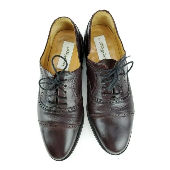 Mezlan Mens 7.5 M Florence Calf Deerskin Oxford