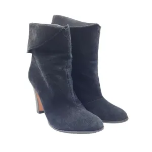 Michael Kors Black suede heeled boots -‎ Size 7.5