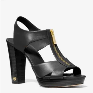 MICHAEL KORS LIESEL LOCK PLATFORM Black Sa…