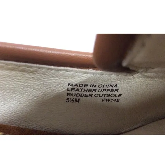 Michael Kors Shoes Sz. 5.5 Rory Platform Wedge Loafer Walnut Suede Leather