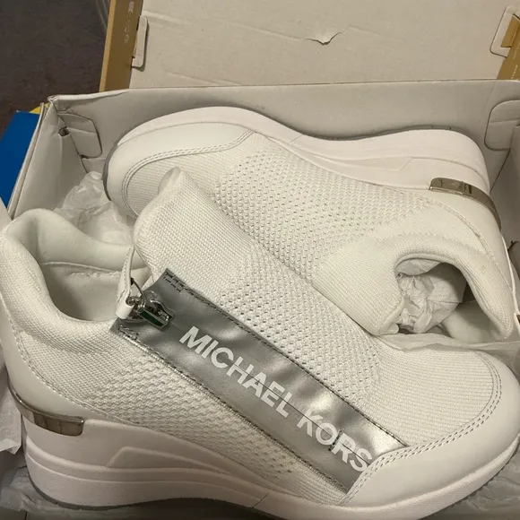 Michael Kors Women's Willis Wedge Trainers - size 5.5