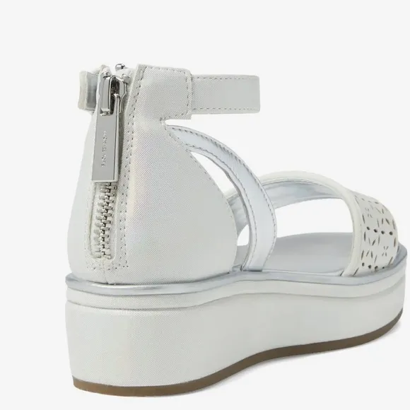 MICHAEL Michael Kors Girls' Richie Olivia Platform Sandals In White Sunset
