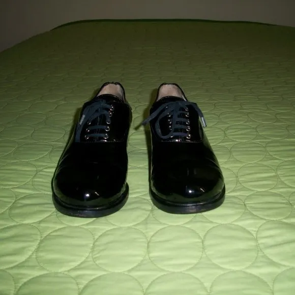 Miu Miu Black Patent Leather Shoes