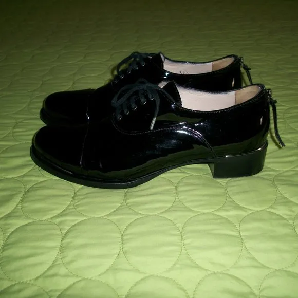 Miu Miu Black Patent Leather Shoes