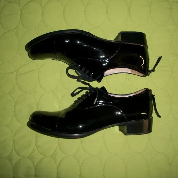 Miu Miu Black Patent Leather Shoes