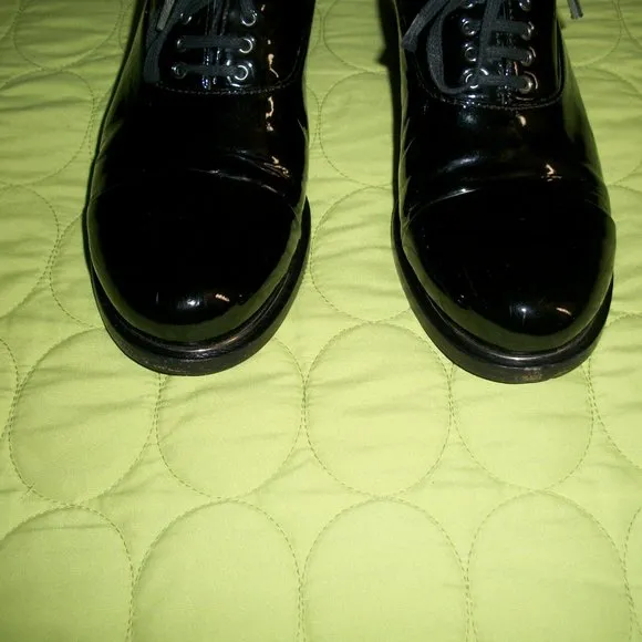 Miu Miu Black Patent Leather Shoes