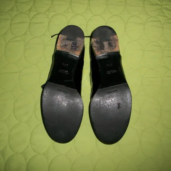 Miu Miu Black Patent Leather Shoes