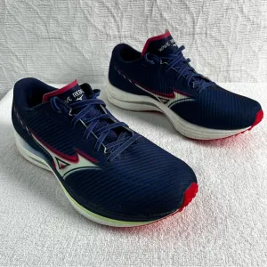 Mizuno Mens 12 Wave Rebellion Running Shoes Princess Blue Paradise Pink PR1A