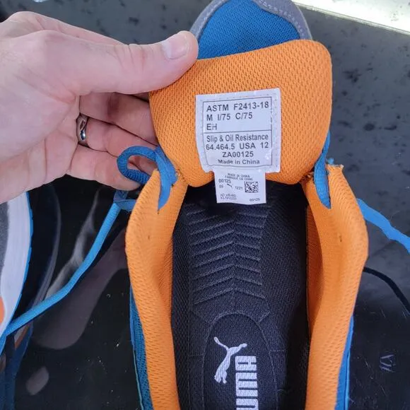 MSRP $145 - Puma FRONTSIDE LOW Safety Shoes S1P ESD Size 12