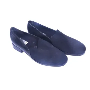 Munro American Vittoria Black Stretch Leather Slip-Ons Shoes Ladies Size 10