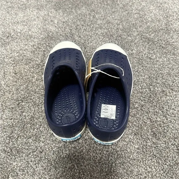 Native Kids Shoes Navy Perforated Slip-On Shoes
