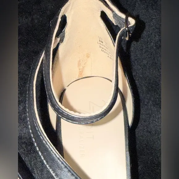 Naturalizer 27 EDIT Abilyn Leather Ankle Strap D'Orsay Pumps Size 8US