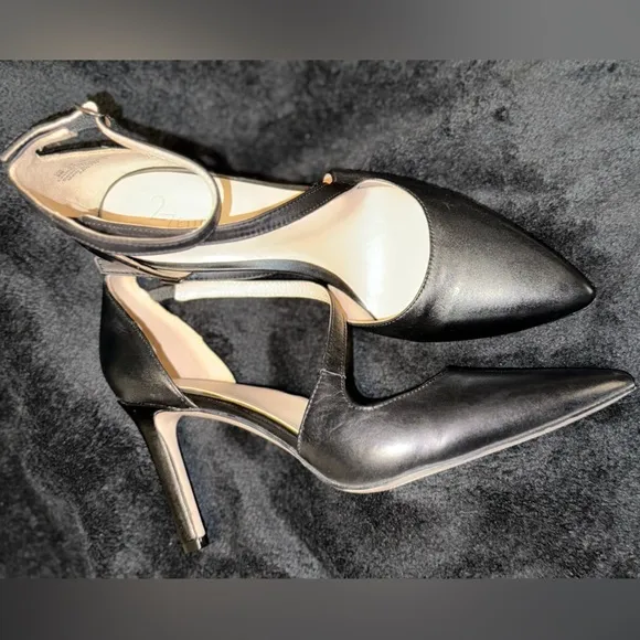 Naturalizer 27 EDIT Abilyn Leather Ankle Strap D'Orsay Pumps Size 8US