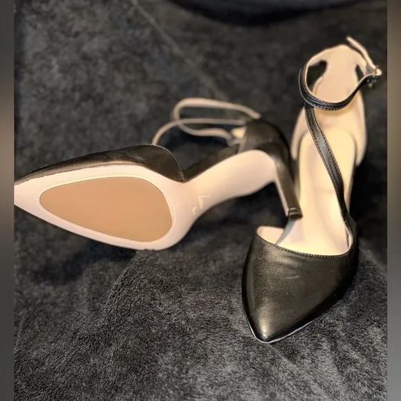 Naturalizer 27 EDIT Abilyn Leather Ankle Strap D'Orsay Pumps Size 8US
