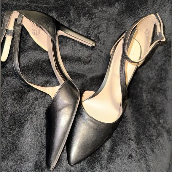 Naturalizer 27 EDIT Abilyn Leather Ankle Strap D'Orsay Pumps Size 8US