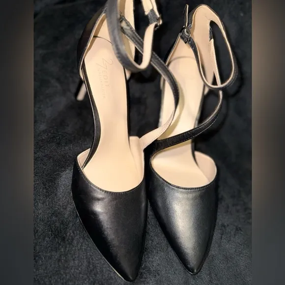 Naturalizer 27 EDIT Abilyn Leather Ankle Strap D'Orsay Pumps Size 8US