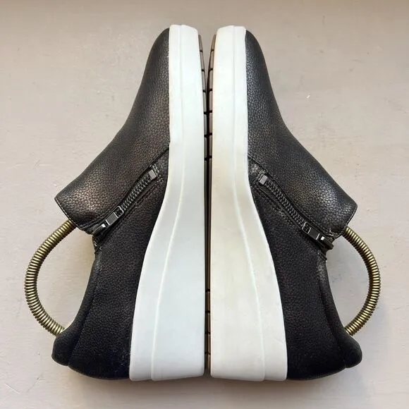 Naturalizer Sierra Metallic Bronze Faux Leather Slip On Sneaker Women’s 10 M