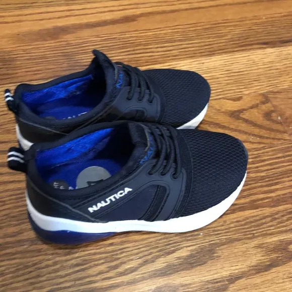 Nautica Boys Parks Buoy 2 Navy Mesh Casual and Fashion Sneakers Shoes