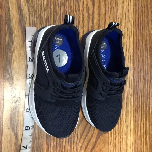 Nautica Boys Parks Buoy 2 Navy Mesh Casual and Fashion Sneakers Shoes