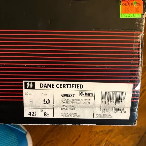 NEW adidas Dame Certified basketball shoes