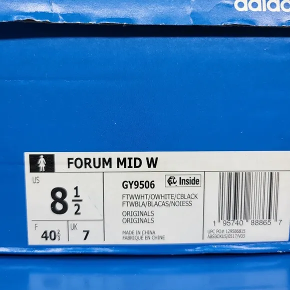 New adidas Forum Mid Women's Shoes Size 8.5