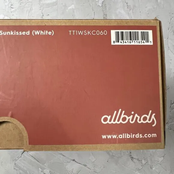 NEW Allbirds Tree Topper WOMENS 6 High Top Sneakers Shoes Sunkissed Orange White