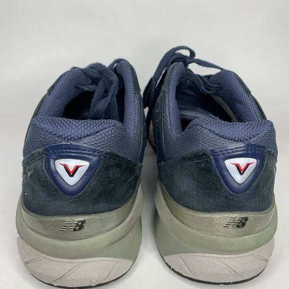 New Balance 990v5 Shoes Mens 13 Blue Made in USA Chunky Lace Up Low Top