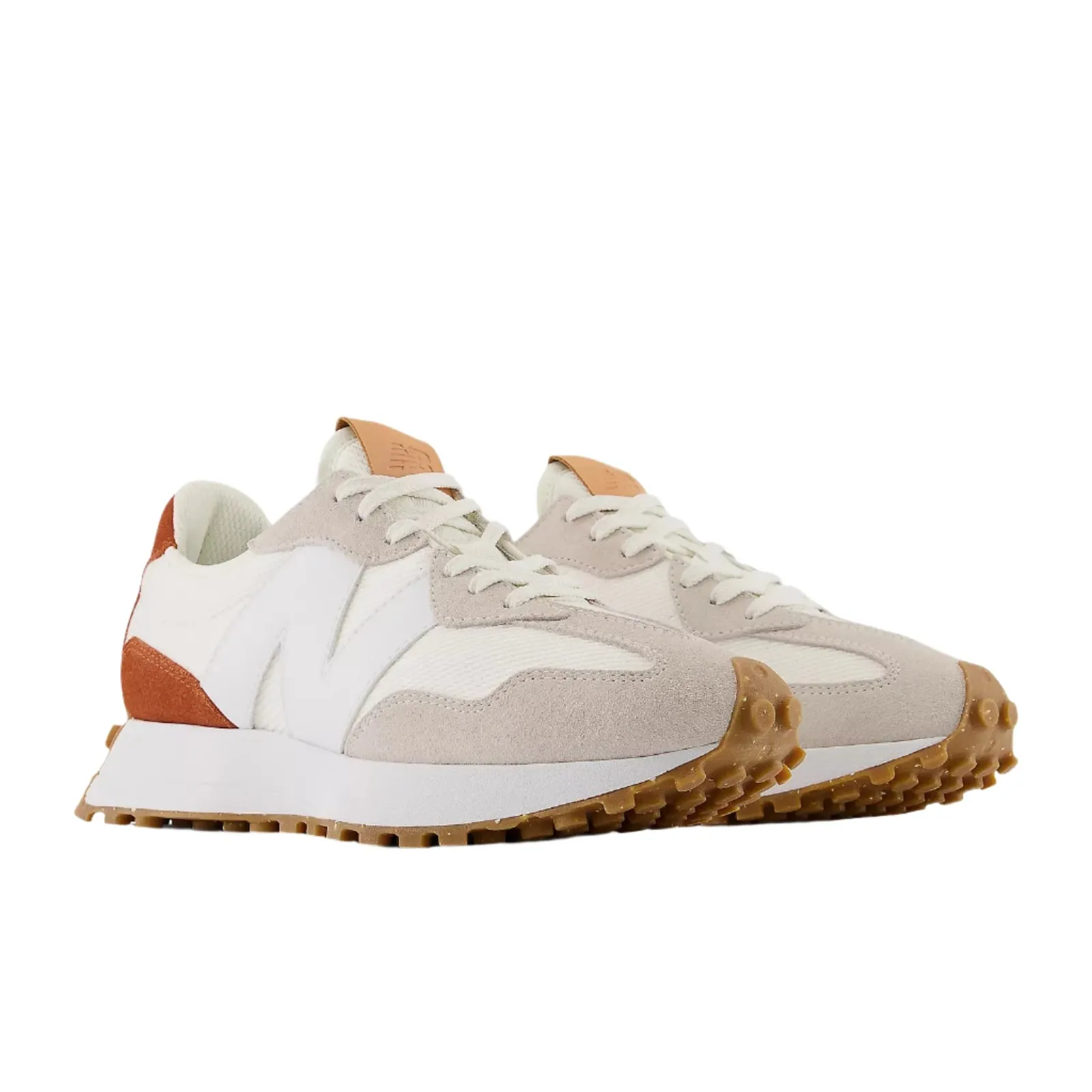 New Balance Women's 327 Retro Sneaker - Sea Salt/Rust Oxide