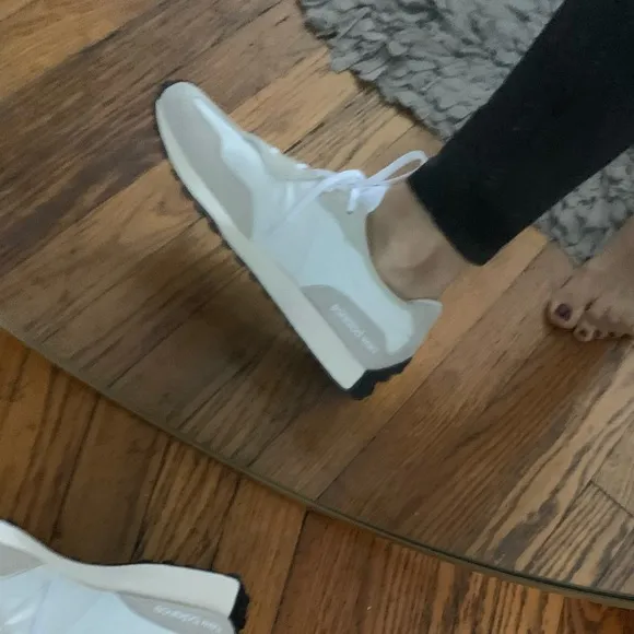 New Balance Women's Shoes in White and Black