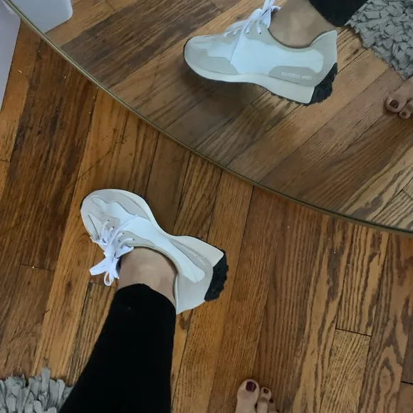 New Balance Women's Shoes in White and Black