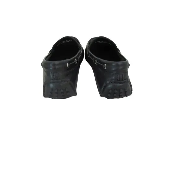 New, Cole Haan Leather Driving Black Moccasin Shoes in 7.5M w tassels