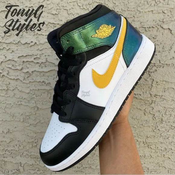🔵NEW🟢 CUSTOM AIR JORDAN 1 MID