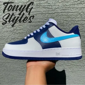 🔷NEW🔷 CUSTOM NIKE AIR FORCE 1 LOW “BLUE GEM“