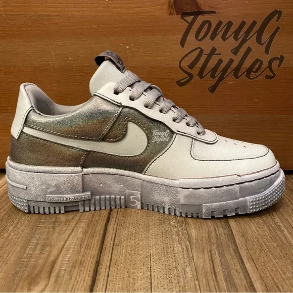 🚀NEW🚀 CUSTOM NIKE AIR FORCE 1 LOW PIXEL “CRATER HALO 5”